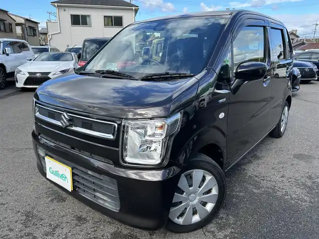 スズキ ワゴンＲ HYBRID FX 愛知県 2018(平30)年 4万km アーバンブラウンパールメタリック 社外ＳＤナビ　/ＤＴＶ　/ＢＴ　/ＵＳＢ　/ＣＤ／ＤＶＤ　/プッシュスタート　/運転席シートヒーター　/ヘッドアップディスプレイ　/衝突軽減ブレーキ　/ＥＴＣ　/アイドリングストップ　/Ｆドラレコ