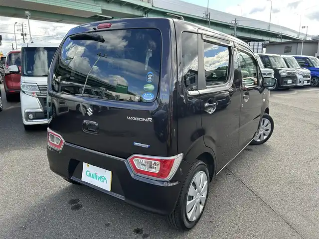 スズキ ワゴンＲ HYBRID FX 愛知県 2018(平30)年 4万km アーバンブラウンパールメタリック 社外ＳＤナビ　/ＤＴＶ　/ＢＴ　/ＵＳＢ　/ＣＤ／ＤＶＤ　/プッシュスタート　/運転席シートヒーター　/ヘッドアップディスプレイ　/衝突軽減ブレーキ　/ＥＴＣ　/アイドリングストップ　/Ｆドラレコ