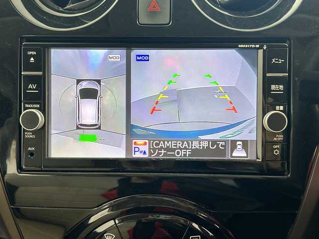 日産 ノート e－パワー メダリスト 福島県 2017(平29)年 2.8万km シャイニングブルー /禁煙車//全周囲モニター//純正ナビ//クリアランスソナー//ＬＥＤライト//ＥＴＣ//インテリジェントルームーミラー//オートライト//フォグライト//ＢＴ//スマートキー//エマージェンシーブレーキ//純正１５インチＡＷ付タイヤ//取扱説明書//保証書//スペアキー有り