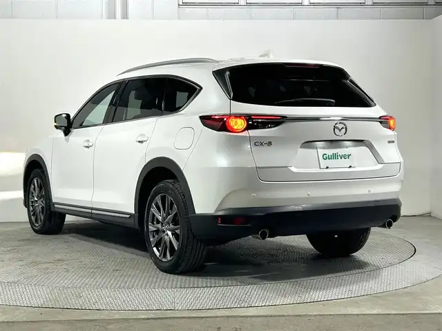 マツダ ＣＸ－８ XD Lパッケージ 大阪府 2022(令4)年 3.3万km スノーフレイクホワイトパールマイカ 赤革シート BOSEサウンド 純正10.25incナビTV 360カメラ フリップダウンモニター パワーシート/ヒーター/エアコン ハンドルヒーター 電動リアゲート ヘッドアップディスプレイ レーダーC 衝突軽減B レーンアシスト