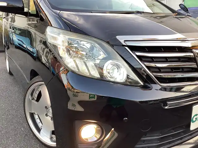 トヨタ アルファード 240S タイプゴールドⅡ 神奈川県 2014(平26)年 10.8万km ブラック 純正9インチSDナビ/ ・フルセグTV/DVD再生/ ・Bluetooth/SD録音/純正11インチフリップダウンモニター/ ・後席用リモコンあり/社外20インチAW/ ・WORKランベックLD1/両側パワースライドドア/パワーバックドア/クリアランスソナー/ハーフレザーシート/クルーズコントロール/キセノン/フォグ/オートライト/バックカメラ/ビルトインETC/ウッドコンビステアリング/ステアリングリモコン/リアオートエアコン/アクセサリーコンセント/ ・AC100V/100W/スマートキーx2/保証書/取扱説明書/点検記録/   27/9・28/11・30/11・R2/11・R3/10