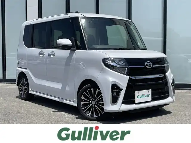 ダイハツ タント カスタム RS 大阪府 2019(令1)年 4.5万km パール 社外ナビ　/ビルトインＥＴＣ　/ターボ車　/クルーズコントロール　/純正フロアマット　/両側パワースライドドア　/ドライブレコーダー（前）　/純正１５インチアルミホイール　/ＬＥＤヘッドライト　/３６０°カメラ/前席シートヒーター/レーダー探知機/フルセグTV