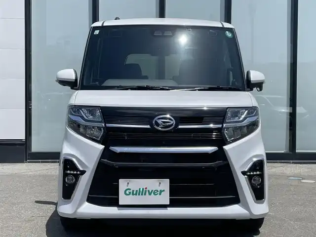 ダイハツ タント カスタム RS 大阪府 2019(令1)年 4.5万km パール 社外ナビ　/ビルトインＥＴＣ　/ターボ車　/クルーズコントロール　/純正フロアマット　/両側パワースライドドア　/ドライブレコーダー（前）　/純正１５インチアルミホイール　/ＬＥＤヘッドライト　/３６０°カメラ/前席シートヒーター/レーダー探知機/フルセグTV