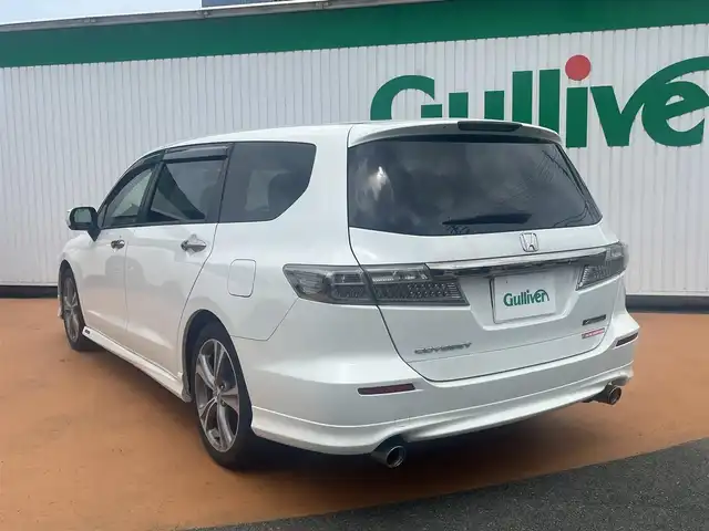 ホンダ オデッセイ アブソルート 三重県 2013(平25)年 14万km ホワイトオーキッドパール ワンオーナー/ACCレーダークルーズ/CMBS衝突軽減ブレーキ/革シート（シートヒーター）/HDDナビゲーション/マルチビューカメラ/リヤエンターテイメント/スマートキー/18インチアルミホイール/HIDヘッドランプ