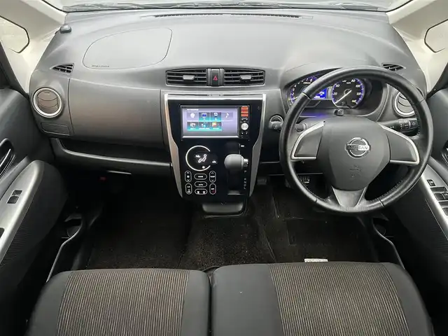 日産 デイズ ハイウェイスターX 秋田県 2013(平25)年 4.5万km プレミアムパープルP 純正ナビ/フルセグテレビ/スマートキー/バックカメラ/純正アルミ/純正フロアマット/プッシュスタート/アイドリングストップ/オートエアコン/純正ドアバイザー/電動格納ウインカーミラー/アラウンドビューモニター/パワーステアリング/パワーウインドウ/保証書/記録簿/ベンチシート/ABS/キセノンヘッドライト/エアバッグ（ダブル）