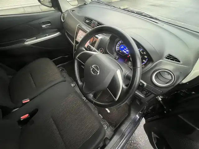 日産 デイズ ハイウェイスターX 秋田県 2013(平25)年 4.5万km プレミアムパープルP 純正ナビ/フルセグテレビ/スマートキー/バックカメラ/純正アルミ/純正フロアマット/プッシュスタート/アイドリングストップ/オートエアコン/純正ドアバイザー/電動格納ウインカーミラー/アラウンドビューモニター/パワーステアリング/パワーウインドウ/保証書/記録簿/ベンチシート/ABS/キセノンヘッドライト/エアバッグ（ダブル）
