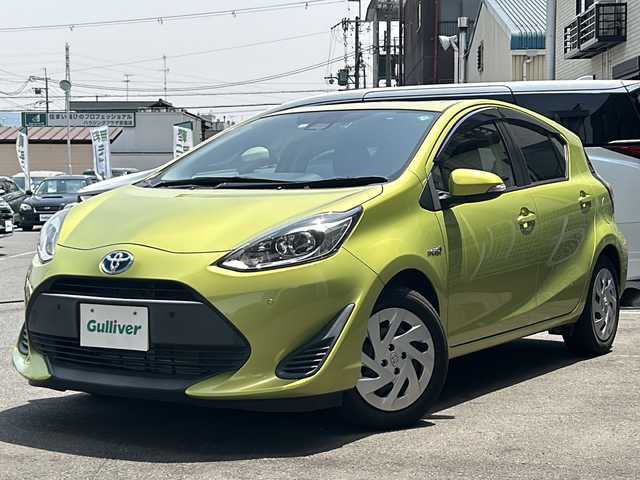 トヨタ アクア G 京都府 2018(平30)年 3.9万km フレッシュグリーンマイカメタリック ワンオーナー　/純正SDナビ/（ワンセグＴＶ，ＢＴ，ＦＭ／ＡＭ，ＣＤ，ＡＵＸ）　/トヨタセーフティセンス　/レーンキープアシスト　/オートハイビーム　/前後コーナーセンサー　/車両接近通知　　/クルーズコントロール/バックカメラ/ビルトインETC/LEDヘッドライト/スペアキー/保証書　/取扱説明書/記録簿