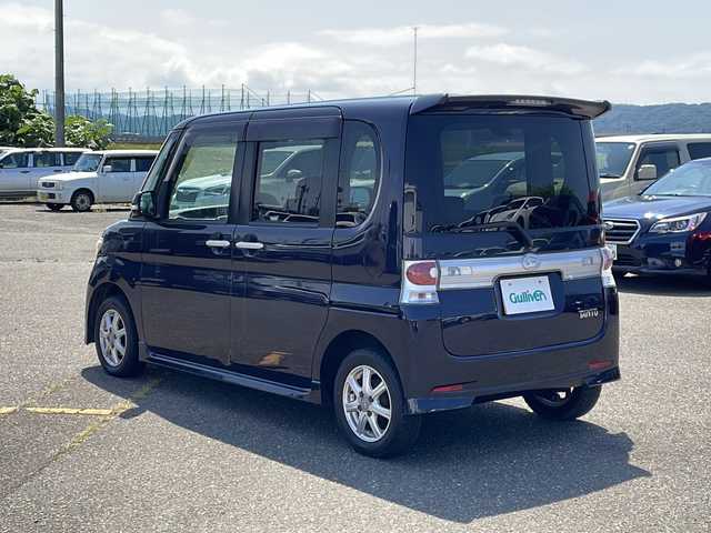 ダイハツ タント カスタム RS 新潟県 2009(平21)年 11.7万km ミスティックブルーマイカアロワナ 4WD/純正HDDナビ(NHZN-W58)/CD/DVD/フルセグテレビ/ミュージックサーバー/ETC/ベンチシート/片側パワースライドドア/スマートキー/キセノンヘッドライト/フォグランプ/社外13インチアルミホイール