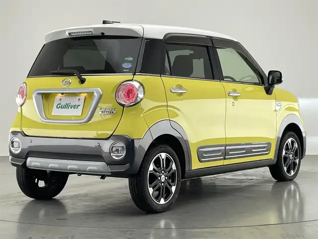 ダイハツ キャスト アクティバ GプライムコレSAⅢ 愛知県 2018(平30)年 4.9万km レモンスカッシュクリスタルM 社外ナビ/スマートアシストIII/シートヒーター/バックカメラ/ETC/フルセグTV/DVD/ハーフレザーシート/純正アルミホイール/LEDオートライト/フォグランプ/衝突被害軽減ブレーキ/純正フロアマット/オートマチックハイビーム/禁煙車