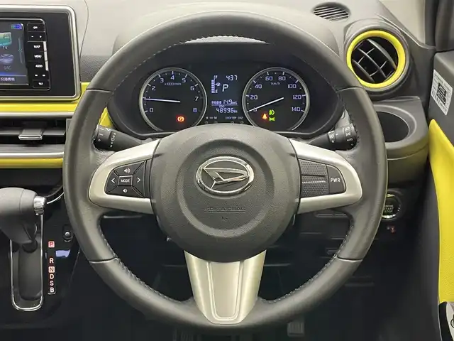 ダイハツ キャスト アクティバ GプライムコレSAⅢ 愛知県 2018(平30)年 4.9万km レモンスカッシュクリスタルM 社外ナビ/スマートアシストIII/シートヒーター/バックカメラ/ETC/フルセグTV/DVD/ハーフレザーシート/純正アルミホイール/LEDオートライト/フォグランプ/衝突被害軽減ブレーキ/純正フロアマット/オートマチックハイビーム/禁煙車
