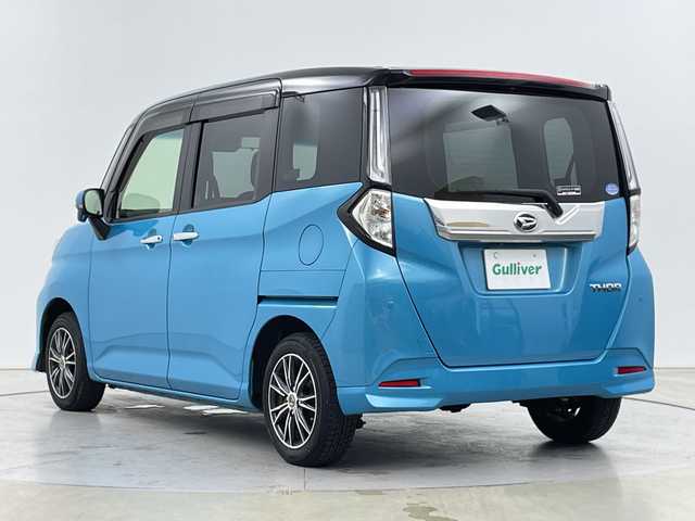 ダイハツ トール カスタムG 道央・札幌 2020(令2)年 2.3万km ブラックマイカメタリック/ターコイズブルーマイカメタリック ・４WD  / スマートアシスト/・衝突被害軽減ブレーキ/・レーダークルーズコントロール/・レーンキープアシスト/・オートマチックハイビーム/・純正ディーラーOP ナビ/・Bluetooth/CD/DVD/USB/SD/フルセグTV/・アラウンドビューモニター/・両側パワースライドドア/・ハーフレザーシート/・前席シートヒーター/・LEDヘッドライト/オートライト/・スマートキー/・純正ドライブレコーダー/・横滑り防止装置/盗難防止装置/・ETC/・アイドリングストップ/・積込サマータイヤ純正AW付