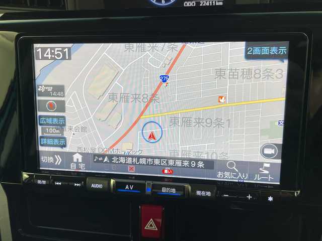 ダイハツ トール カスタムG 道央・札幌 2020(令2)年 2.3万km ブラックマイカメタリック/ターコイズブルーマイカメタリック ・４WD  / スマートアシスト/・衝突被害軽減ブレーキ/・レーダークルーズコントロール/・レーンキープアシスト/・オートマチックハイビーム/・純正ディーラーOP ナビ/・Bluetooth/CD/DVD/USB/SD/フルセグTV/・アラウンドビューモニター/・両側パワースライドドア/・ハーフレザーシート/・前席シートヒーター/・LEDヘッドライト/オートライト/・スマートキー/・純正ドライブレコーダー/・横滑り防止装置/盗難防止装置/・ETC/・アイドリングストップ/・積込サマータイヤ純正AW付