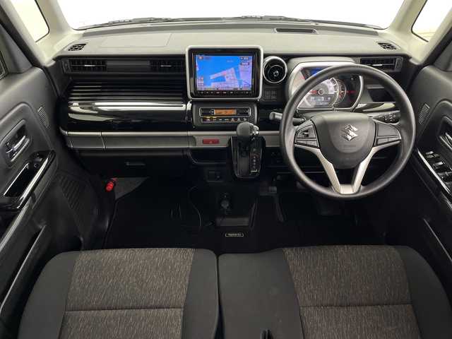 スズキ スペーシア カスタム HYBRID GS 鹿児島県 2019(令1)年 6.3万km ピュアホワイトP 純正SDナビ/（AM/FM/CD/DVD/Bluetooth）/フルセグテレビ/全方位モニター/前後ドライブレコーダー/片側パワースライドドア /ヘッドアップディスプレイ/シートヒーター/LEDヘッドライト/スマートキー /純正AW14インチ/禁煙車