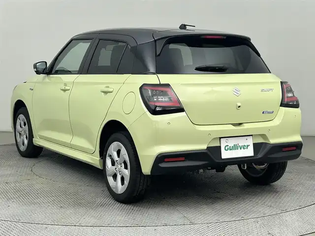 スズキ スイフト HYBRID MX 道央・札幌 2024(令6)年 1.3万km 黄Ｍ ・4WD/・２トーンルーフ（クールイエローMｘガンメタルーフ）/・純正9inchメモリーナビ/　CD/DVD/Bt/USB/iPod/HDMI/フルセグ/　AppleCarPlay/AndroidAuto/・全方位カメラ/・デュアルセンサーブレーキサポートII/・アダプティブクルーズコントロール/・ブラインドスポットモニター/・車線逸脱支援機能/・LEDヘッドライト/・オートハイビーム/・オートライト/・シートヒーター（D/N）/・前後コーナーセンサー/・純正16インチアルミ/・ヘッドライトレベライザー/・保証書（有）/・スペアキーｘ１
