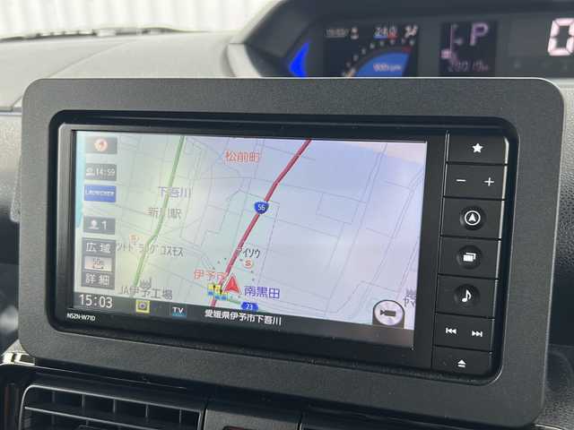 ダイハツ タント カスタム X スタイルセレクション 愛媛県 2021(令3)年 2.8万km レーザーブルークリスタルシャイン 社外SDナビ/ETC/両側パワースライドドア/純正ドライブレコーダー前のみ/純正フロアマット/純正１４インチAW/コーナーセンサー前後/ハーフレザー/前席シートヒーター/Bluetooth/スマートキー/スペアキー/レーンキープアシスト/オートLEDヘッドライト/横滑り防止/衝突被害軽減システム/アイドリングストップ/プッシュスタート