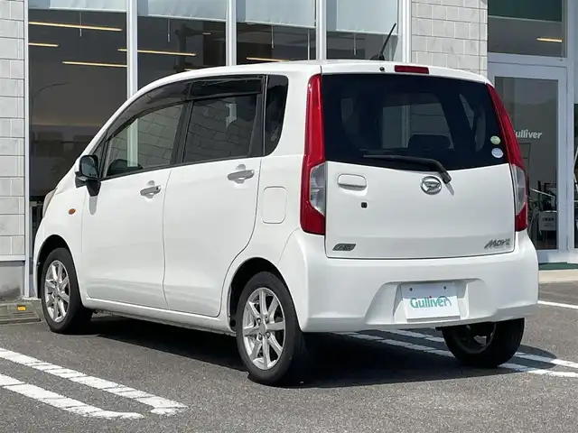 ダイハツ ムーヴ X スマートセレクション SA 宮崎県 2014(平26)年 9.7万km ホワイト カーオーディオ/オートエアコン/オートライト/アイドリングストップ/横滑り防止/衝突軽減ブレーキ/電格ミラー/スマートキー