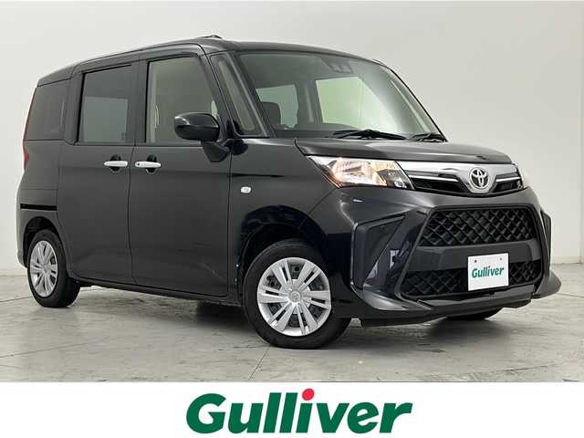 トヨタ ルーミー X 宮城県 2022(令4)年 7.2万km ブラックマイカメタリック 禁煙車/スマートアシスト/・衝突回避支援ブレーキ機能/・車線逸脱警報機能/・オートハイビーム/・コーナーセンサー（F/R）/パーキングアシスト/バックカメラ/片側パワースライドドア/社外7インチSDナビ/・BT/AUX/AM/FM/ETC/プッシュスタート/スマートキー/純正フロアマット/純正ホイールキャップ/横滑り防止装置/アイドリングストップ