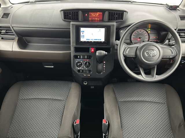 トヨタ ルーミー X 宮城県 2022(令4)年 7.2万km ブラックマイカメタリック 禁煙車/スマートアシスト/・衝突回避支援ブレーキ機能/・車線逸脱警報機能/・オートハイビーム/・コーナーセンサー（F/R）/パーキングアシスト/バックカメラ/片側パワースライドドア/社外7インチSDナビ/・BT/AUX/AM/FM/ETC/プッシュスタート/スマートキー/純正フロアマット/純正ホイールキャップ/横滑り防止装置/アイドリングストップ