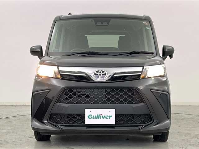 トヨタ ルーミー X 宮城県 2022(令4)年 7.2万km ブラックマイカメタリック 禁煙車/スマートアシスト/・衝突回避支援ブレーキ機能/・車線逸脱警報機能/・オートハイビーム/・コーナーセンサー（F/R）/パーキングアシスト/バックカメラ/片側パワースライドドア/社外7インチSDナビ/・BT/AUX/AM/FM/ETC/プッシュスタート/スマートキー/純正フロアマット/純正ホイールキャップ/横滑り防止装置/アイドリングストップ