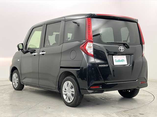 トヨタ ルーミー X 宮城県 2022(令4)年 7.2万km ブラックマイカメタリック 禁煙車/スマートアシスト/・衝突回避支援ブレーキ機能/・車線逸脱警報機能/・オートハイビーム/・コーナーセンサー（F/R）/パーキングアシスト/バックカメラ/片側パワースライドドア/社外7インチSDナビ/・BT/AUX/AM/FM/ETC/プッシュスタート/スマートキー/純正フロアマット/純正ホイールキャップ/横滑り防止装置/アイドリングストップ