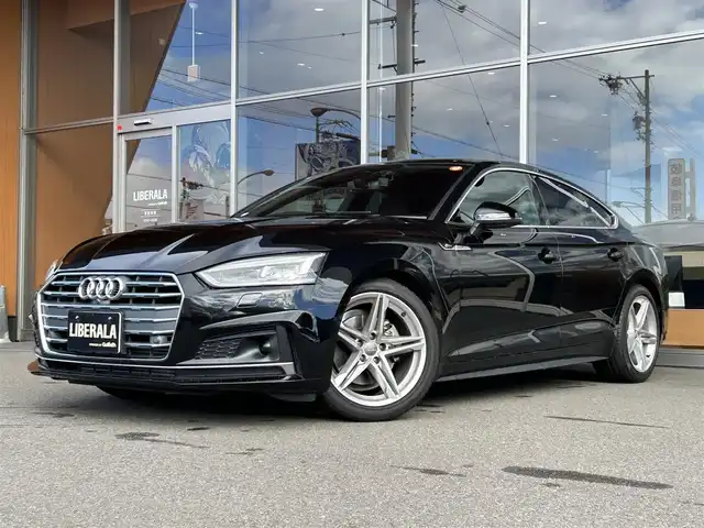 アウディ Ａ５ SB 40TFSIスポーツ 岐阜県 2019(平31)年 4万km 黒 Sラインパッケージ/アルミホイール 5ツインスポークスターデザイン/スプリントクロスレザー S lineロゴ/マトリクスLEDヘッドライト/アダプティブクルーズコントロール/アウディアクティブレーンアシスト/リヤビューカメラ/アウディパーキングシステム/アウディホールドアシスト/アウディプレセンス シティ/アウディプレセンス ベーシック/MMI ナビゲーション/　TV　Bluetooth　AUX　/全席シートヒーター