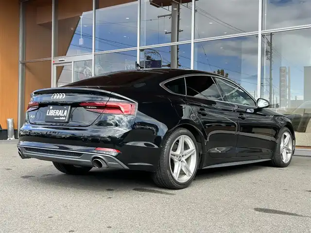 アウディ Ａ５ SB 40TFSIスポーツ 岐阜県 2019(平31)年 4万km 黒 Sラインパッケージ/アルミホイール 5ツインスポークスターデザイン/スプリントクロスレザー S lineロゴ/マトリクスLEDヘッドライト/アダプティブクルーズコントロール/アウディアクティブレーンアシスト/リヤビューカメラ/アウディパーキングシステム/アウディホールドアシスト/アウディプレセンス シティ/アウディプレセンス ベーシック/MMI ナビゲーション/　TV　Bluetooth　AUX　/全席シートヒーター