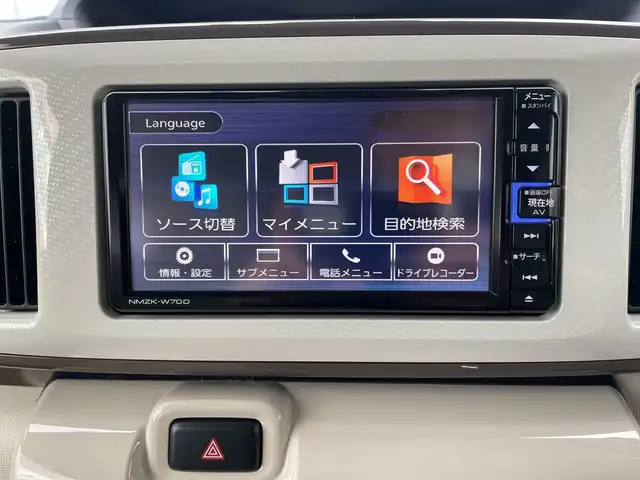 ダイハツ ムーヴ キャンバス G メイクアップ リミテッド　SAⅢ 神奈川県 2020(令2)年 3万km パールホワイトⅢ/ナチュラルベージュマイカメタリック 2トーン 純正SDナビ（NMZK-W700）/フルセグ/Bluetooth/CD/DVD/USB/両側パワースライドドア/全周囲カメラ/ドライブレコーダー/純正フロアマット/LEDヘッドライト/フォグランプ/オートライト/オートマチックハイビーム/コーナーセンサー/アイドリングストップ/プッシュスタート/スマートキー/電動格納ミラー/ドアバイザー/横滑り防止装置/衝突被害軽減システム