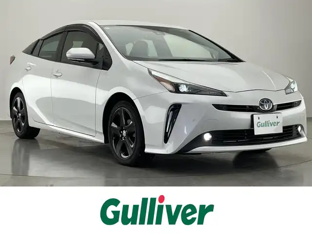 トヨタ プリウス S ツーリングセレ ブラックED 愛知県 2021(令3)年 3.7万km プラチナホワイトパールマイカ 純正ナビ　全方位カメラ　禁煙車　フルセグ　DVD　追従クルコン　ETC　セーフティセンス　１００V充電　シートヒーター　衝突軽減　コーナーセンサー　LEDライト　フォグ　Bluetooth　純正マット　純正１７インチAW　オートハイビーム　nanoeエアコン 　車線逸脱　スマートキー　プッシュスタート