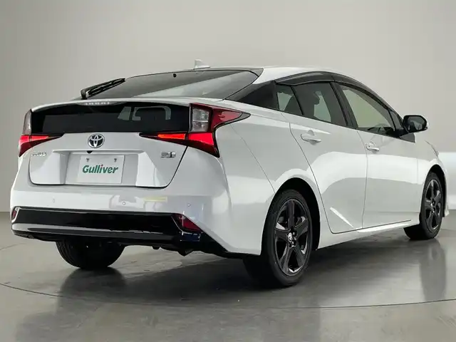 トヨタ プリウス S ツーリングセレ ブラックED 愛知県 2021(令3)年 3.7万km プラチナホワイトパールマイカ 純正ナビ　全方位カメラ　禁煙車　フルセグ　DVD　追従クルコン　ETC　セーフティセンス　１００V充電　シートヒーター　衝突軽減　コーナーセンサー　LEDライト　フォグ　Bluetooth　純正マット　純正１７インチAW　オートハイビーム　nanoeエアコン 　車線逸脱　スマートキー　プッシュスタート