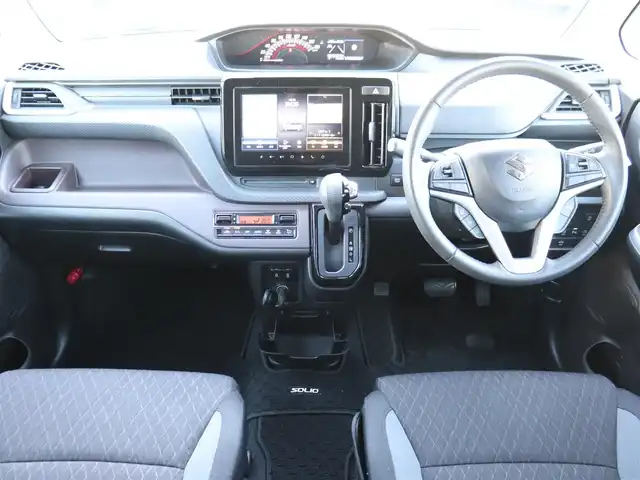 スズキ ソリオ バンディット HV MV 神奈川県 2023(令5)年 0.8万km ピュアホワイトP 純正メモリナビ/フルセグテレビ/全方位カメラ/Bluetooth/アダプティブクルーズ/スズキセーフティサポート/両側パワースライドドア/プッシュスタート/ドライブレコーダー/ETC/前関シートヒーター/LEDヘッドライト/保証書/取説/記録(R.7)/スペアスマートキー