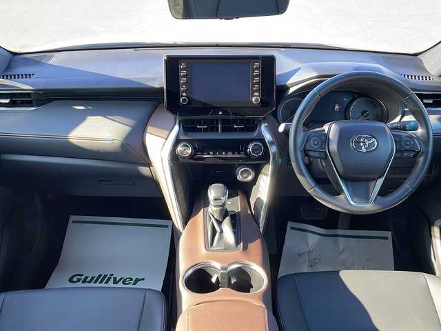 トヨタ ハリアー G 岩手県 2020(令2)年 2.2万km ホワイトパールクリスタルシャイン トヨタセーフティセンス/モデリスタエアロ/純正ナビ/　フルセグ/Bluetooth/バックカメラ/ドラレコ一体型デジタルインナーミラー/パワーバックドア/ハーフレザーシート/D席パワーシート/クリアランスソナー/ビルトインETC/LEDヘッドライト/LEDフォグ/革巻きステアリング/ステアリングスイッチ/純正ドアバイザー/純正フロアマット/スマートキー/取扱説明書/保証書