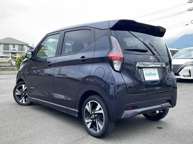 日産 デイズ ハイウェイスターG ターボ 山口県 2020(令2)年 4.8万km プレミアムパープルP ・純正ナビ　　/（AM FM CD DVD SD USB BT IPOD AUX）/・全方位カメラ　/・バックカメラ　/・前後コーナーセンサー　/・エマージェンシーブレーキ　/・レーンキープアシスト　/・アイドリングストップ　/・オートライト　/・横滑り防止　/・ハンズフリー　/・ステアリングスイッチ/・純正フロアマット/・純正15インチアルミ/・スペアキー/・ヘッドライトレベライザー/・電格ミラー