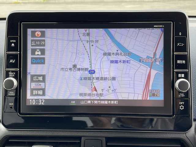日産 デイズ ハイウェイスターG ターボ 山口県 2020(令2)年 4.8万km プレミアムパープルP ・純正ナビ　　/（AM FM CD DVD SD USB BT IPOD AUX）/・全方位カメラ　/・バックカメラ　/・前後コーナーセンサー　/・エマージェンシーブレーキ　/・レーンキープアシスト　/・アイドリングストップ　/・オートライト　/・横滑り防止　/・ハンズフリー　/・ステアリングスイッチ/・純正フロアマット/・純正15インチアルミ/・スペアキー/・ヘッドライトレベライザー/・電格ミラー