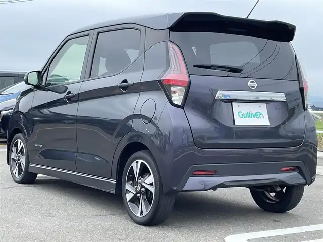 日産 デイズ ハイウェイスターG ターボ 佐賀県 2020(令2)年 4.8万km プレミアムパープルP ワンオーナー/純正9インチSDナビゲーション/・フルセグTV/CD/DVD/SD/Bluetooth/アラウンドビューモニター(ルームミラー同時映写)/エマージェンシーブレーキ/車線逸脱警報機能/クリアランスソナー/ISOFIX対応/革巻きステアリング/ステアリングリモコン/純正15インチアルミホイール/純正LEDヘッドライト/純正フォグランプ/純正フロアマット/新車保証書/スペアキー１本