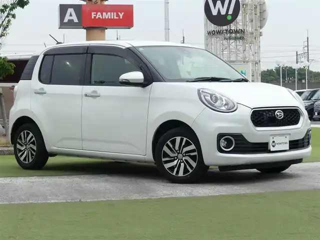 ダイハツ ブーン シルク Gパッケージ SAⅡ 千葉県 2016(平28)年 5.2万km パールホワイトⅢ スマートアシストII/エコアイドル/純正SDナビ/地デジTV/【DVD/CD再生機能　Bluetooth接続】/バックカメラ/ドライブレコーダー（前後撮影）/革巻きステアリング/ステアリングスイッチ/ETC/LEDヘッドライト/フォグライト/ウインカーミラー/リアコーナーセンサー/純正14インチアルミホイル/キーフリーシステム