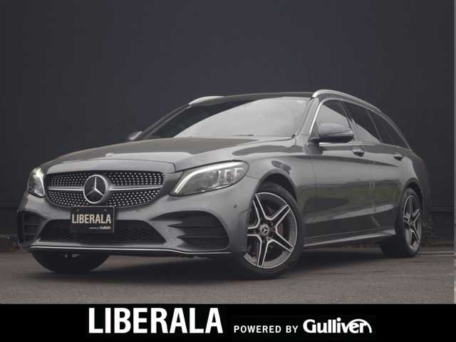 メルセデス・ベンツ Ｃ２２０ｄ ワゴン ローレウスエディション 茨城県 2019(令1)年 3.9万km セレナイトグレー レーダーセーフティ/純正ナビ/TV/バックカメラ/applecarplay/黒革/メモリ付きパワーシート/シートヒーター/純正18インチAW/LEDヘッドライト/クリアランスソナー/ACC