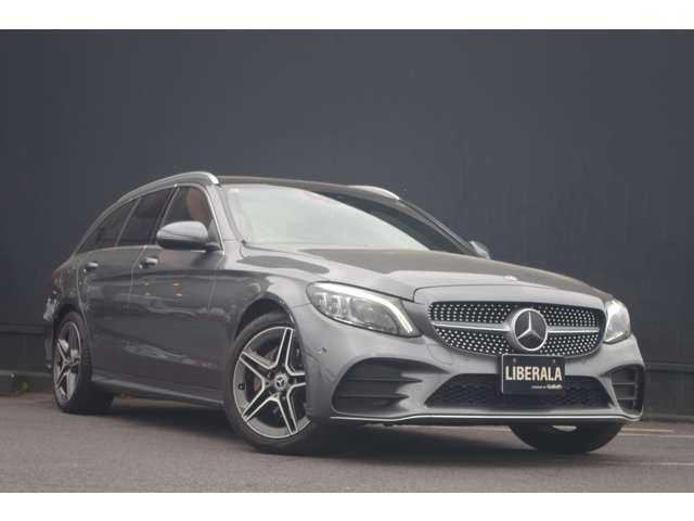 メルセデス・ベンツ Ｃ２２０ｄ ワゴン ローレウスエディション 茨城県 2019(令1)年 3.9万km セレナイトグレー レーダーセーフティ/純正ナビ/TV/バックカメラ/applecarplay/黒革/メモリ付きパワーシート/シートヒーター/純正18インチAW/LEDヘッドライト/クリアランスソナー/ACC