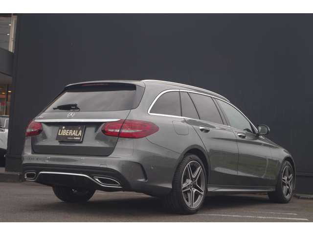 メルセデス・ベンツ Ｃ２２０ｄ ワゴン ローレウスエディション 茨城県 2019(令1)年 3.9万km セレナイトグレー レーダーセーフティ/純正ナビ/TV/バックカメラ/applecarplay/黒革/メモリ付きパワーシート/シートヒーター/純正18インチAW/LEDヘッドライト/クリアランスソナー/ACC