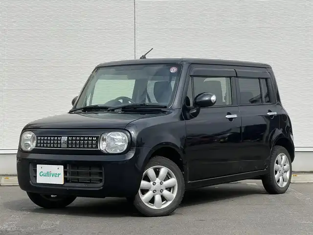 スズキ ラパン T Lパッケージ 秋田県 2012(平24)年 13.7万km ブルーイッシュブラックパール3 ４WD/純正オーディオ（AM/FM/CD)/スマートキー/純正アルミ/プッシュスタート/D席シートヒーター/純正フロアマット/純正ドアバイザー/オートエアコン/レベライザー/パワーステアリング/パワーウィンドウ/電動格納ウィンカーミラー/保証書/取扱説明書/記録簿