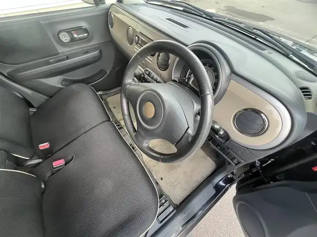 スズキ ラパン T Lパッケージ 秋田県 2012(平24)年 13.7万km ブルーイッシュブラックパール3 ４WD/純正オーディオ（AM/FM/CD)/スマートキー/純正アルミ/プッシュスタート/D席シートヒーター/純正フロアマット/純正ドアバイザー/オートエアコン/レベライザー/パワーステアリング/パワーウィンドウ/電動格納ウィンカーミラー/保証書/取扱説明書/記録簿
