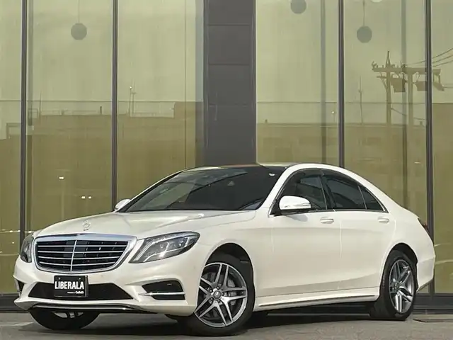 メルセデス・ベンツ Ｓ３００ 石川県 2015(平27)年 3万km ダイヤモンドホワイト 純正メモリナビ/（BT/DVD/フルセグTV)/全周囲カメラ/ステアリングスイッチ/パドルシフト/黒レザーシート/パワーシート/全席シートヒーター/シートメモリー/サンルーフ/ヘッドアップディスプレイ/ブラインドスポットモニター/電動リアゲート/純正LEDオートヘッドライト/電格ミラー/ドアバイザー/ウィンカーミラー/ETC