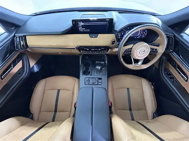 マツダ ＣＸ－６０ ＰＨＥＶ プレミアムスポーツ 佐賀県 2023(令5)年 3.2万km ロジウムホワイトプレミアムメタリック サンルーフ/BOSEサウンド/衝突軽減ブレーキ/レーンキープアシスト/純正12.3インチナビ/全周囲カメラ/ETC/ワンオーナー/レーダークルーズコントロール/ブラインドスポットモニター/パワーバックドア /ハーフレザーシート /全席シートヒーター/エアシート/前席パワーシート/運転席メモリーシート/LEDライト/フォグライト /オートライト/オートマチックハイビーム/パドルシフト/ステアリングヒーター/ステアリングリモコン/スマートキー/スペアキー/電動格納ミラー