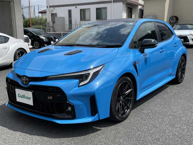 トヨタ ＧＲカローラ RZ 神奈川県 2023(令5)年 0.6万km 青 50台限定車/ワンオーナー/純正メモリーナビ・地デジTV/JBLスピーカー/バックモニター/純正USB/BT/Miracast/ビルトインETC2.0/ハーフレザーシート/前席シートヒーター/ステアリングヒーター/HUD/純正18インチAW/GRブレーキキャリパー/カーボンルーフ/トヨタセーフティセンス/レーダークルーズコントロール/PCS/LDA/BSM/RCTA/SEA/RSA/コーナーセンサー/オートハイビーム/ステアリングスイッチ/プッシュスタート/スマートキー×2/R5/6年ディーラー整備記録/保証書・取説あり