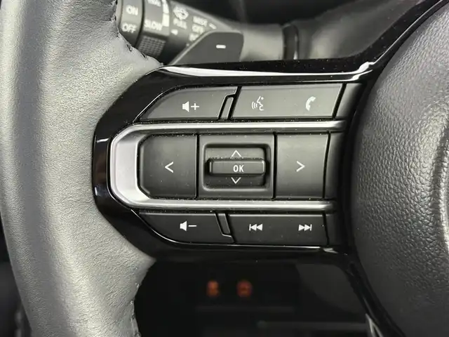 スズキ スペーシア カスタム HYBRID XS ターボ 愛知県 2024(令6)年 0.8万km ブルーイッシュブラックパール3 全方位モニター付9インチナビゲーション/　　・Bluetooth対応/フルセグTV/両側パワースライドドア/ステアリングリモコン/アダプティブクルーズコントロール/パドルシフト/ステアリングヒーター/ヘッドアップディスプレイ/ハーフレザーシート/シートヒーター（運転席/助手席）/後席オットマンシート/デュアルカメラブレーキサポート/車線維持支援機能
