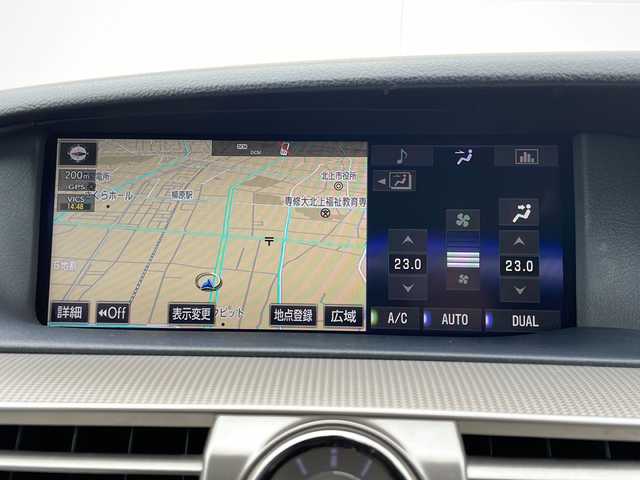 レクサス ＬＳ 600h Fスポーツ 岩手県 2015(平27)年 7.2万km スターライトブラックガラスフレーク レクサスプレミアムサウンド　ナビ　スマートキー　純正２０ＡＷ　Ｒクルコン　バックＣ　Ｂｌｕｅｔｏｏｔｈ再生　ＵＳＢ　ＥＴＣ　ＡＵＸ　フルセグ　サンルーフ　ドラレコ　Ｐシート　Ｓヒーター　エアシート　ＢＳＭ　レーンキープ