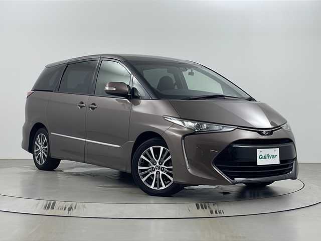 トヨタ エスティマ アエラス サイドリフトアップ 埼玉県 2016(平28)年 7.8万km ダークシェリーマイカM 純正ナビ　NSZT-W66T/(Bluetooth/CD/DVD/AM/FM)/地デジフルセグ/バックカメラ/前方ドライブレコーダー/ETC2.0/クルーズコントロール/オートマチックハイビーム/衝突軽減ブレーキ/車線逸脱警報/先行車発進お知らせ機能/オットマン/プッシュスタート/ステアリングリモコン/両側パワースライドドア/ウィンカーミラー/純正フロアマット/純正17インチアルミホイール