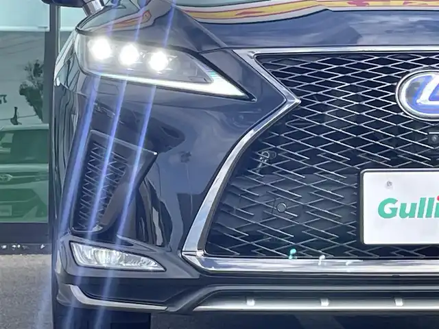 レクサス ＲＸ 450h Fスポーツ 和歌山県 2019(令1)年 3.4万km グラファイトブラックガラスフレーク 後期型/3眼LED/12.3インチナビ/全方位カメラ/衝突軽減ブレーキ/ブラインドスポットモニター/レーダークルコン/前後コーナーセンサー/オートライト/サンルーフ/ビルトインETC2.0/ドラレコ/ヘッドアップディスプレイ/シートヒーター/シートベンチレーション/パワーシート/シートメモリー/ステアリングヒーター/ステアリングリモコン/AC100V充電/電動リアゲート/パドルシフト