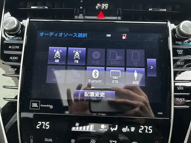 トヨタ ハリアー ハイブリッド プログレス メタル&レザーP 道北・旭川 2019(令1)年 2.1万km ブラック JBLサウンドシステム/全方位カメラ/フルセグTV/サンルーフ/コーナーセンサー/パワーバックドア/レザーシート/前席パワーシート/前席シートヒーター&クーラー/ドライブレコーダー/ETC2.0