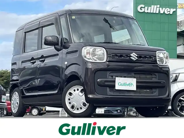 スズキ スペーシア HYBRID G 愛知県 2018(平30)年 3.7万km アーバンブラウンパールメタリック ワンオーナー車　/社外ＳＤナビ（ケンウッドＭＤＶ－Ｄ３０５Ｗ）　/ＣＤ／ＤＶＤ　/ＢＴ　/ＴＶ　/両側スライドドア　/プッシュスタート　/オートライト　/社外ドライブレコーダー