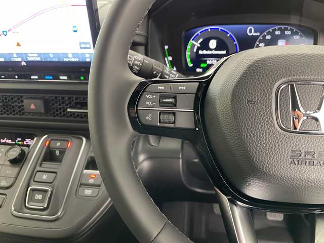 ホンダ ステップワゴン スパーダ eHEV 長野県 2025(令7)年 0.1千km クリスタルブラックパール 届出済未使用車/純正メモリナビ&フルセグTV&CD&DVD&USB&BT/ホンダセンシング/アダプティブクルーズコントロール/レーンキープアシスト/衝突軽減ブレーキ/ブラインドスポットインフォメーション/クリアランスソナー/標識認識表示/両側パワースライドドア/パワーバックドア/ハーフレザーシート/前席シートヒーター/ステアリングスイッチ/パドルシフト/2列目オットマン/2列目サンシェード/バックカメラ/LEDヘッドライト/オートライト/フロントフォグランプ/電動格納ミラー/ウィンカーミラー/電動ホールド/ブレーキホールド/純正16インチAW装着/プッシュスタート/スマートキー/スペアキー1本/取扱説明書/新車保証書